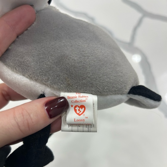 Rare Beanie Babie Loosy with tag errors and stamped tush tag - Picture 3 of 7